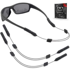 Eye Glasses String Strap Holder M 13 inch No Tail Sunglass Strap for Men Adjustable Eyeglass Strap for Women Wired Eyewear Retainer Lanyard 2 Cor