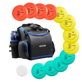 Disc Golf Set, 12 PCS Flying Discs for Beginners, Disc Golf Starter Set, with Putter, Mid-Range, Driver, Including Mini Marker, Portable Backpack
