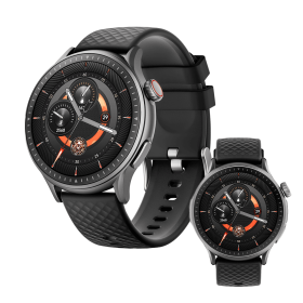 Round Screen Smartwatch, 1.43in HD 3ATM Waterproof, Equipped With Heart Rate Detection, Sleep Monitoring, And Step Tracking,100 Sports Modes Move (Color: Black)