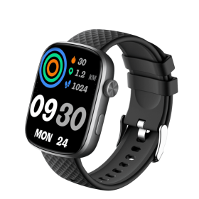 Smart Watch Bluetooth Call &1.95 HD Screen -Heart Rate SpO2 Sleep Monitor, 3ATM Waterproof Fitness Tracker For IoS Android (Color: Black)